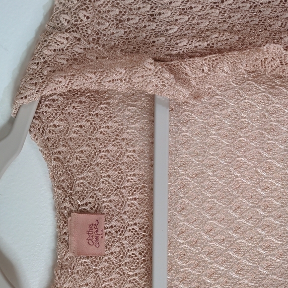 Ombre knit ruffle tie front cardigan - Picture 3 of 9